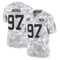 Pouc SF.49ers #97 Nick Bosa Player Arctic Camo Limited Salute To Service Home Game Stitched Jerseys