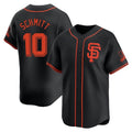 Pouc SF.Giants #10 Casey Schmitt Player  Black 2026 Home Limited Stitched Jerseys
