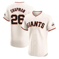 Pouc SF.Giants #26 Matt Chapman Player Cream Home Limited Elite Stitched Jerseys