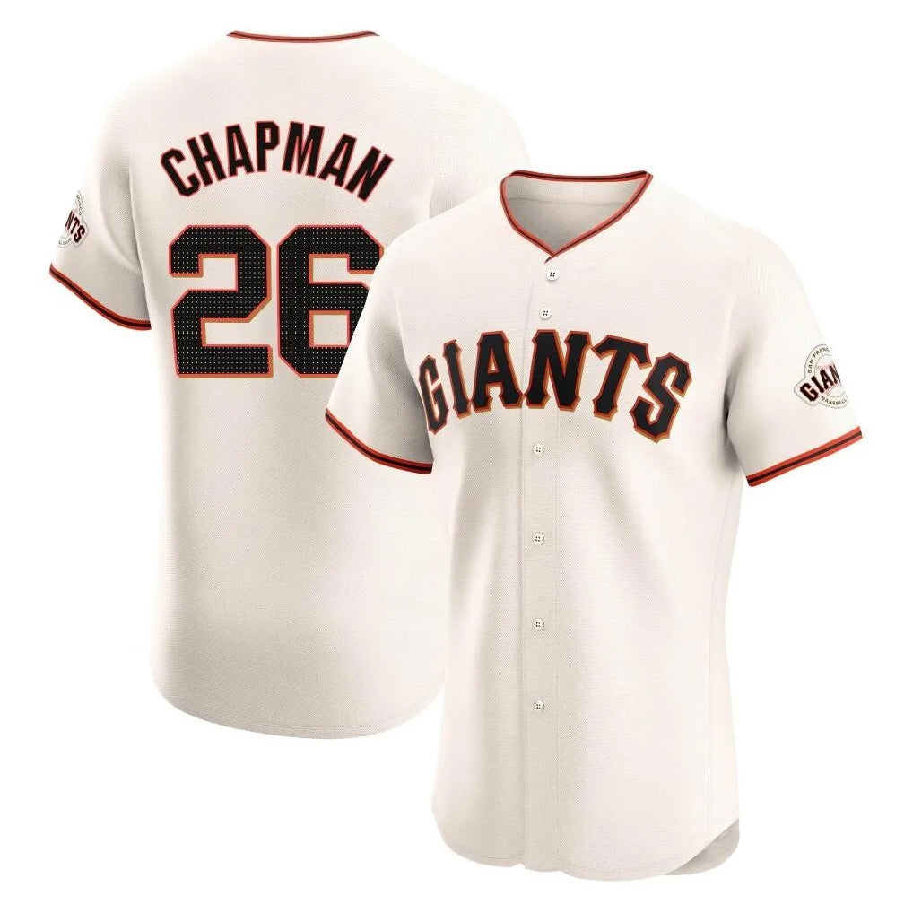 Pouc SF.Giants #26 Matt Chapman Player Cream Home Limited Elite Stitched Jerseys