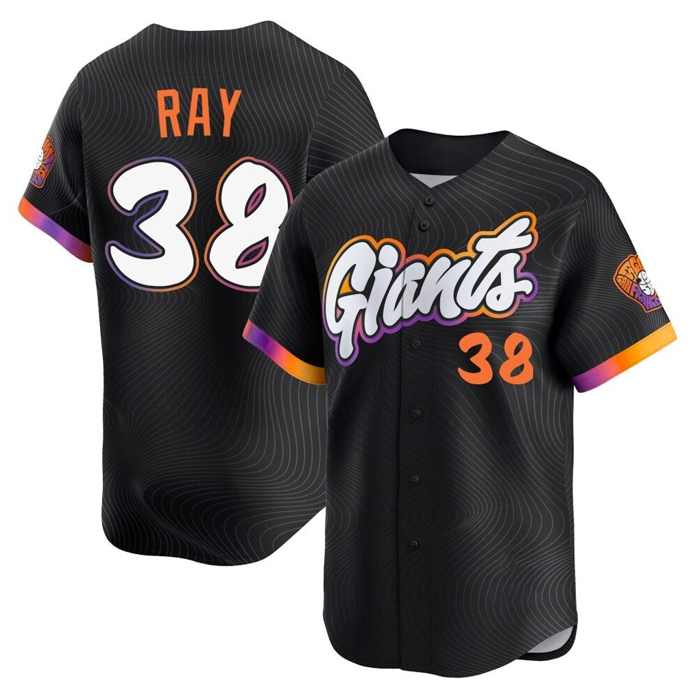Pouc SF.Giants #38 Robbie Ray Player Black 2025 City Connect Home Limited Stitched Jerseys