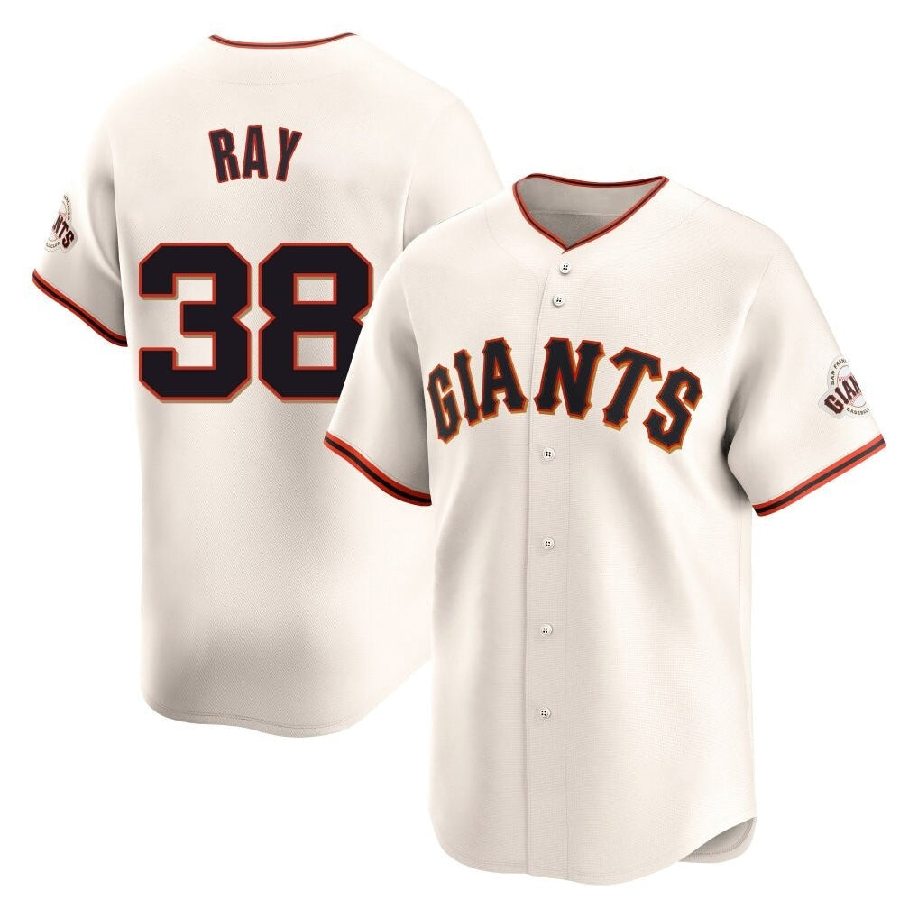 Pouc SF.Giants #38 Robbie Ray Player Cream Home Limited Stitched Jerseys