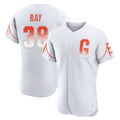 Pouc SF.Giants #38 Robbie Ray Player White City Connect Home Limited Elite Stitched Jerseys