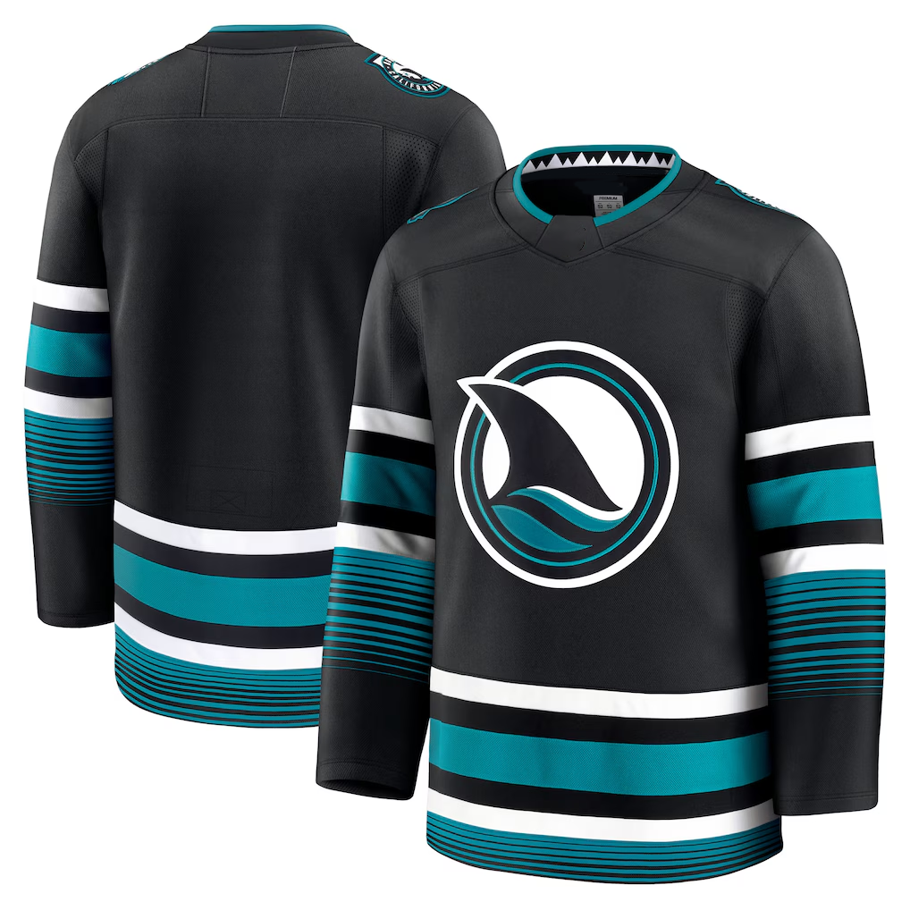 Pouc S.Jose Sharks Black Alternate Premium Jerseys