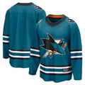 Pouc S.Jose Sharks Teal Home Breakaway Jerseys