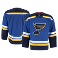 Pouc St.L.Blues Blue Alternate Authentic Pro Jerseys