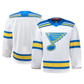 Pouc St.L.Blues White Away Authentic Pro Jerseys