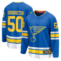 Pouc St.L.Blues #50 Jordan Binnington Blue Home Breakaway Jerseys