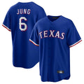 Pouc T.Rangers #6 Josh Jung Player Royal Limited Home Stitched Jerseys