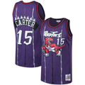 Pouc T.Raptors #15 Vince Carter Mitchell & Ness Purple 199899 Big & Tall Hardwood Classics Swingman Jerseys