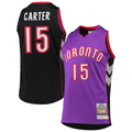 Pouc T.Raptors #15 Vince Carter Mitchell & Ness Purple 19992000 Hardwood Classics Authentic Jerseys