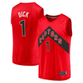 Pouc T.Raptors #1 Gradey Dick Red Fast Break Player Jerseys - Icon Edition