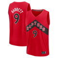 Pouc T.Raptors #9 RJ Barrett Red Fast Break Jerseys - Icon Edition