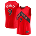 Pouc T.Raptors #9 RJ Barrett Red Fast Break Player Jerseys - Icon Edition