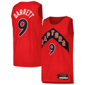 Pouc T.Raptors #9 RJ Barrett Red Swingman Player Jerseys - Icon Edition