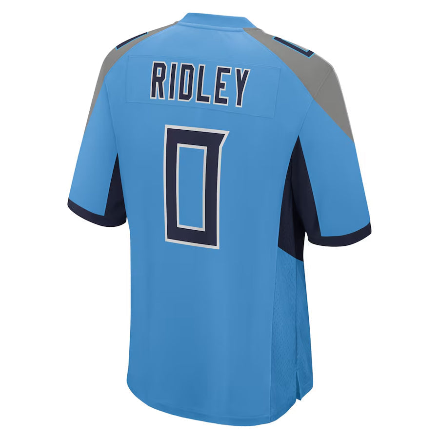 Pouc T.Titans #0 Calvin Ridley Player Light Blue Home Game Stitched Jerseys