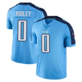 Pouc T.Titans #0 Calvin Ridley Player Light Blue Limited Color Rush Home Game Stitched Jerseys