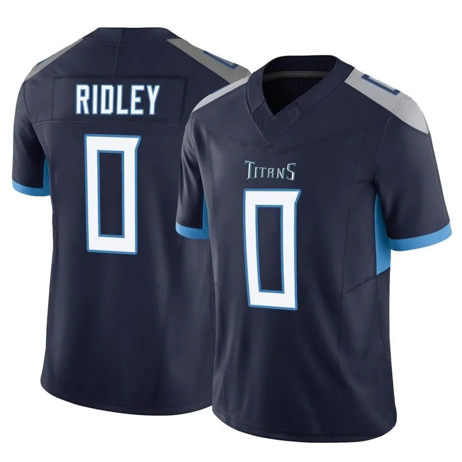 Pouc T.Titans #0 Calvin Ridley Player Navy Vapor F.U.S.E. Limited Stitched Jerseys