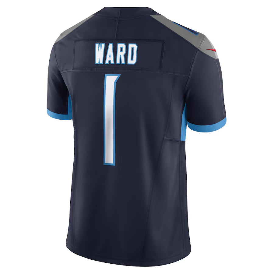 Pouc T.Titans #1 Cameron Ward Player Navy Vapor F.U.S.E. Limited Stitched Jerseys