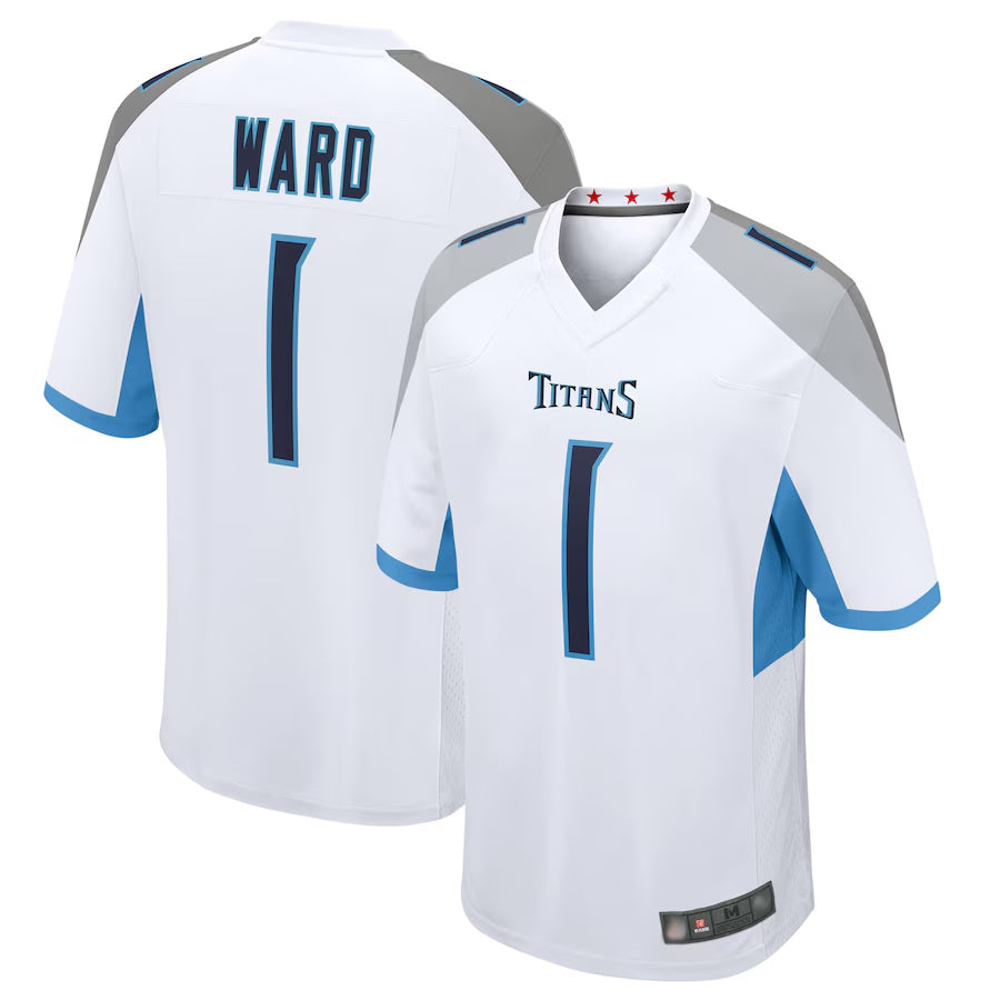 Pouc T.Titans #1 Cameron Ward Player White Game Stitched Jerseys
