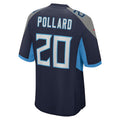 Pouc T.Titans #20 Tony Pollard Player Navy Home Game Stitched Jerseys