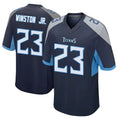 Pouc T.Titans #23 Kevin Winston Jr. Player Navy Home Game Stitched Jerseys