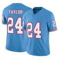 Pouc T.Titans #24 Alontae Taylor Player Light Blue Limited Vapor F.U.S.E. Home Game Stitched Jerseys