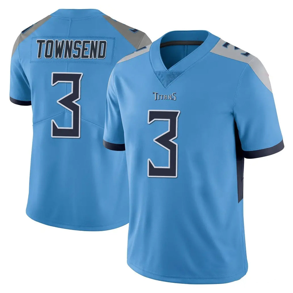 Pouc T.Titans #3 Tommy Townsend Player Light Blue Limited Vapor Untouchable Home Game Stitched Jerseys