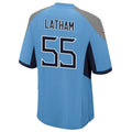 Pouc T.Titans #55 JC Latham Player Light Blue Home Game Stitched Jerseys