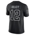 Pouc TB.Buccaneers #12 Tom Brady Player Black RFLCTV Limited Stitched Jerseys