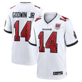 Pouc TB.Buccaneers #14 Chris Godwin Jr. Player White 50th Anniversary Game Stitched Jerseys