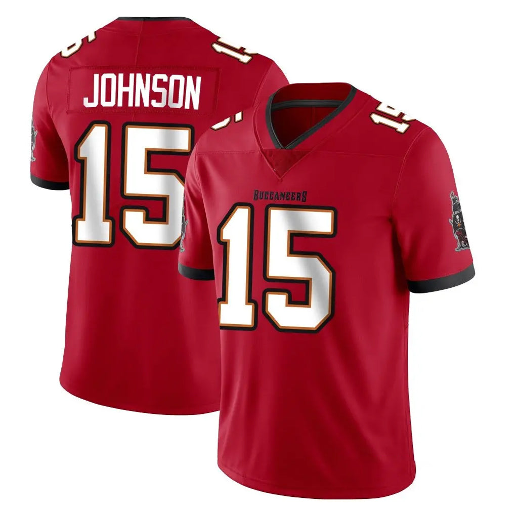 Pouc TB.Buccaneers #15 Tez Johnson Player Red Limited Vapor Home Game Stitched Jerseys