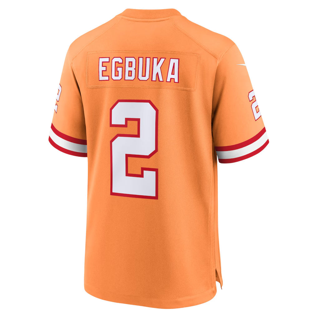 Pouc TB.Buccaneers #2 Emeka Egbuka Player Creamsicle Alternate Game Stitched Jerseys