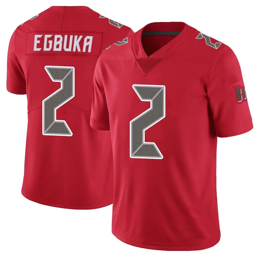 Pouc TB.Buccaneers #2 Emeka Egbuka Player Red Vapor Limited Stitched Jerseys