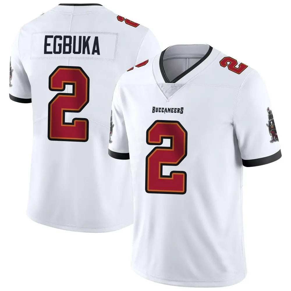 Pouc TB.Buccaneers #2 Emeka Egbuka Player White Vapor Limited Game Stitched Jerseys