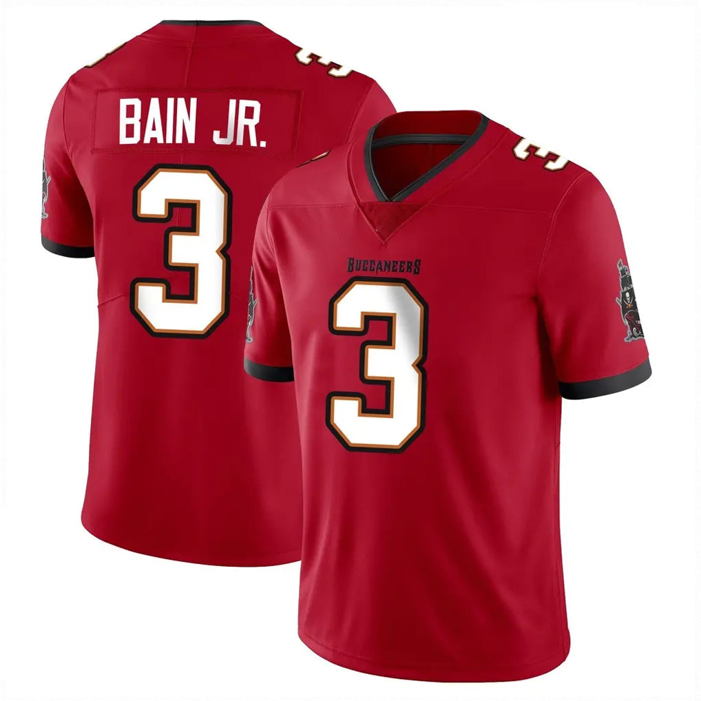 Pouc TB.Buccaneers #3 Rueben Bain Jr. Player Red Limited Vapor F.U.S.E. Home Game Stitched Jerseys
