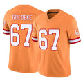 Pouc TB.Buccaneers #67 Luke Goedeke Player Orange Limited Vapor F.U.S.E. Home Game Stitched Jerseys