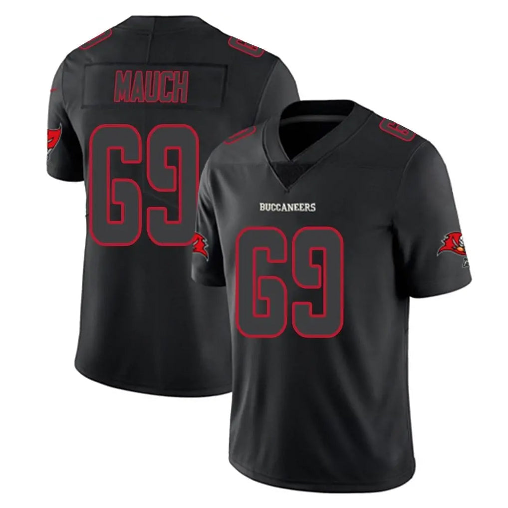 Pouc TB.Buccaneers #69 Cody Mauch Player Black Impact Limited Home Game Stitched Jerseys