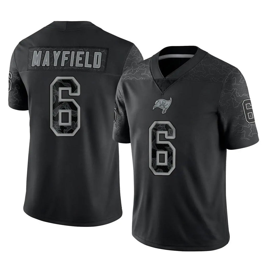 Pouc TB.Buccaneers #6 Baker Mayfield Player Black RFLCTV Limited Stitched Jerseys