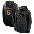 Pouc TB.Buccaneers #6 Baker Mayfield Player Black Salute to Service Hoodies Stitched Jerseys