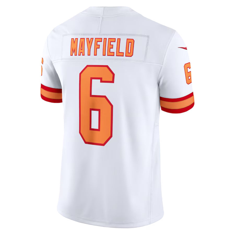Pouc TB.Buccaneers #6 Baker Mayfield Player White Vapor F.U.S.E. Limited Stitched Jerseys