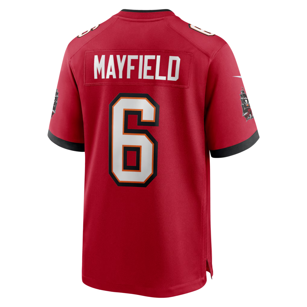 Pouc TB.Buccaneers #6 Baker Mayfield Red Team Game Stitched Jerseys