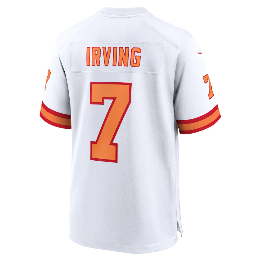 Pouc TB.Buccaneers #7 Bucky Irving Player White Home Game Stitched Jerseys