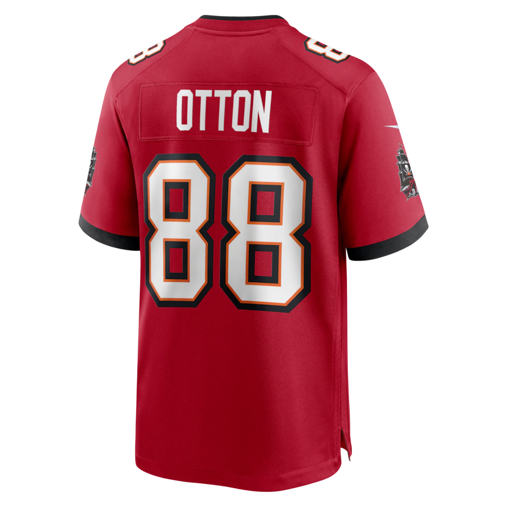 Pouc TB.Buccaneers #88 Cade Otton Red Game Player Stitched Jerseys