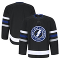 Pouc TB.Lightning Black Alternate Authentic Pro Jerseys