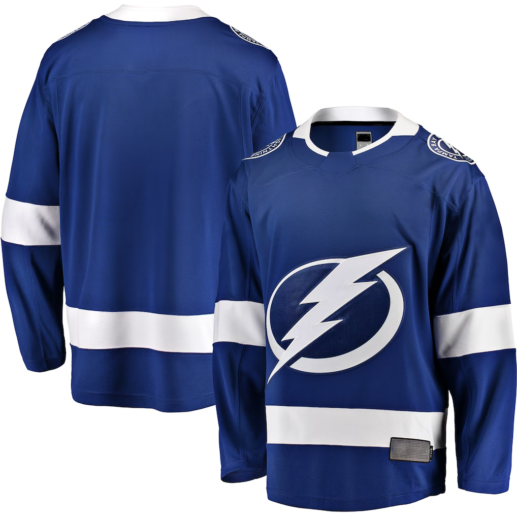 Pouc TB.Lightning Blue Breakaway Home Jerseys