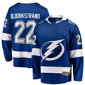 Pouc TB.Lightning #22 Oliver Bjorkstrand Blue Home Breakaway Jerseys