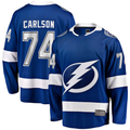 Pouc TB.Lightning #74 John Carlson Blue Home Breakaway Jerseys