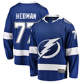 Pouc TB.Lightning #77 Victor Hedman Blue Home Breakaway Jerseys