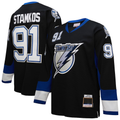 Pouc TB.Lightning #91 Steven Stamkos Mitchell & Ness Black 2008?09 Power Play Jerseys